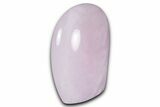 Free-Standing Polished Pink Manganoan Calcite - Fluorescent! #337836-1